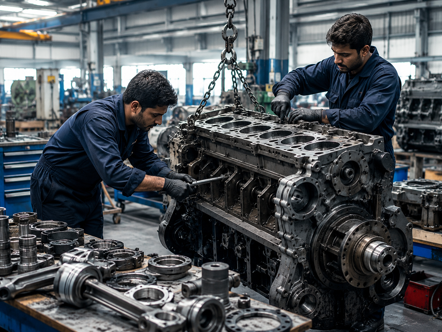 Engine Overhauling applications and workshop capability