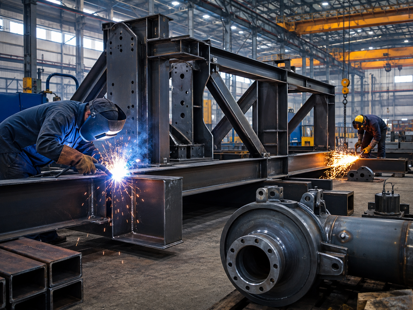 Steel & Industrial Fabrication applications and workshop capability