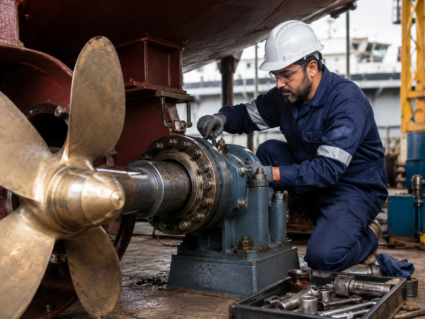 Marine Repair & Mechanical Support applications and workshop capability