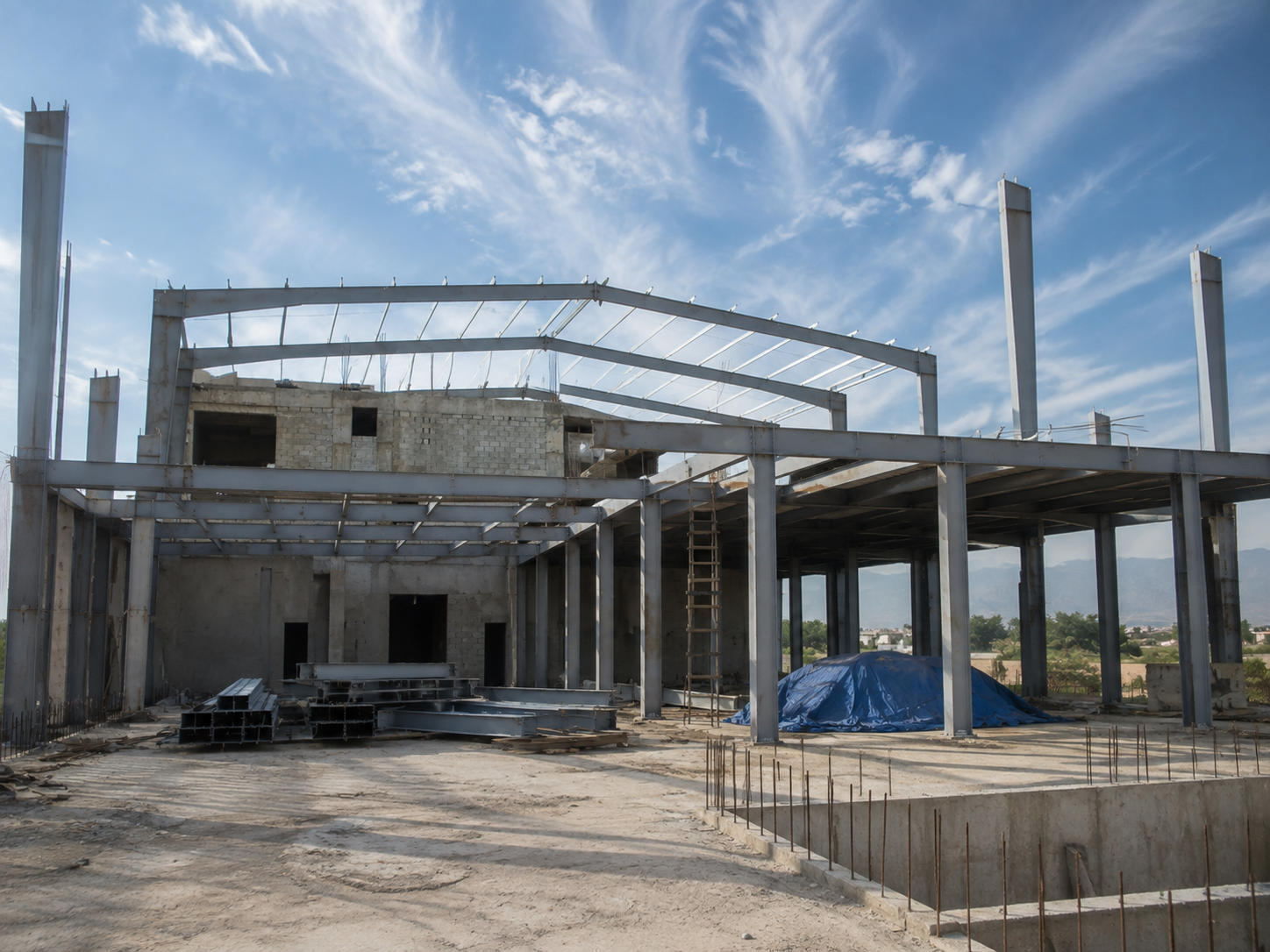 Structural Steel, PEB & Mezzanines applications and workshop capability