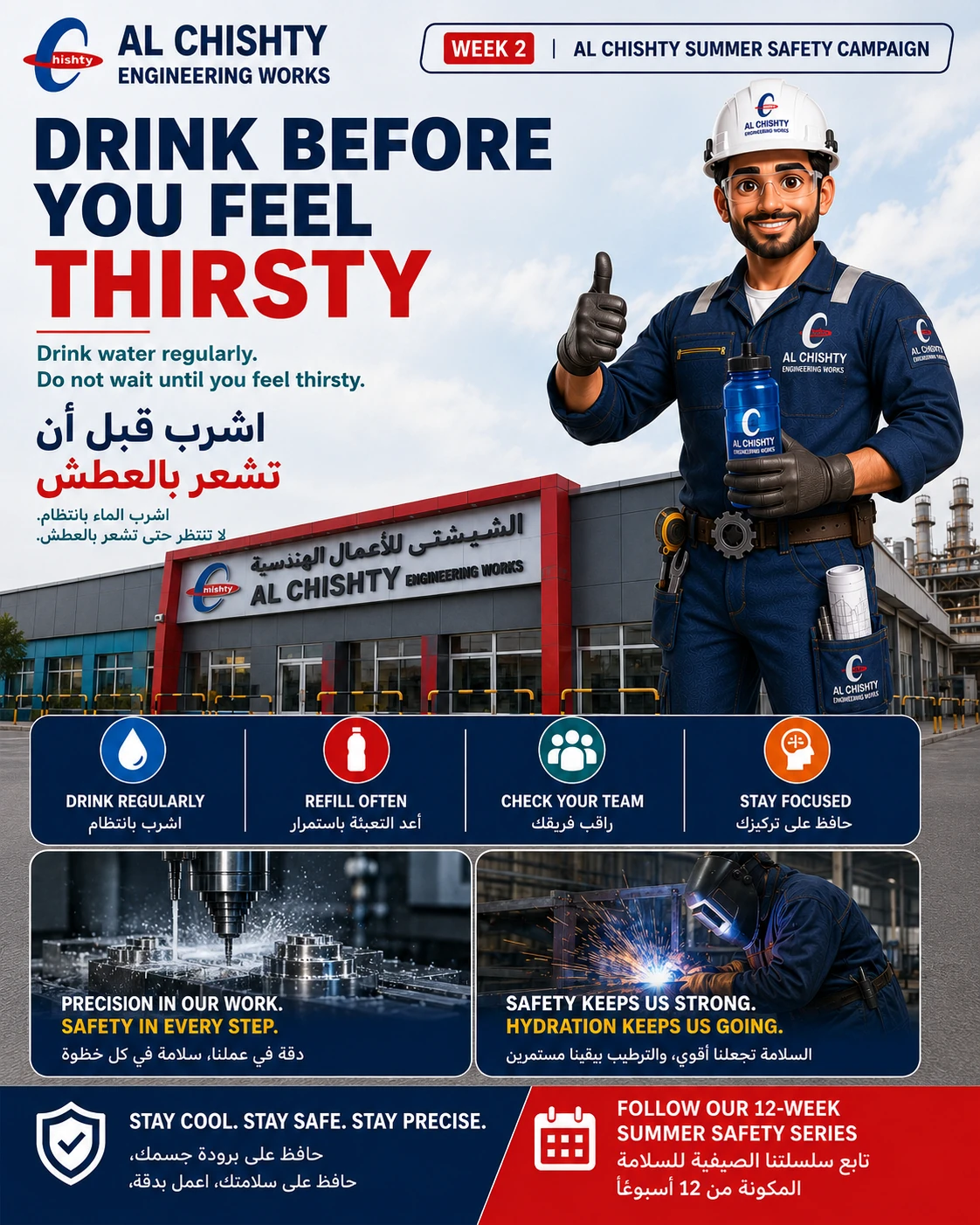 Hydration safety reminder